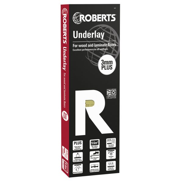 3mm Plus Underlay for Wood and Laminate Floors
