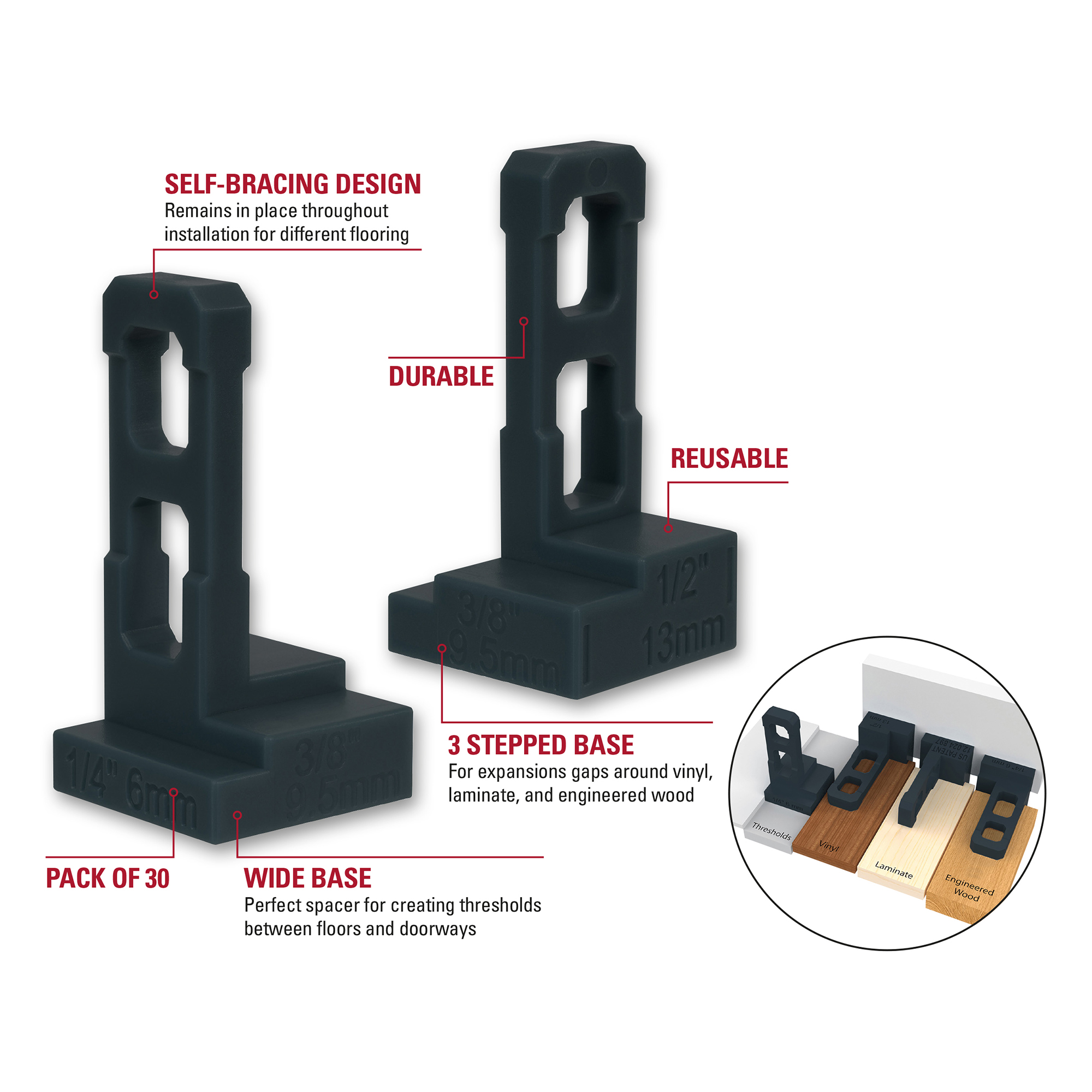 Roberts 4 in 1 Flooring Expansion Spacers - Image 9
