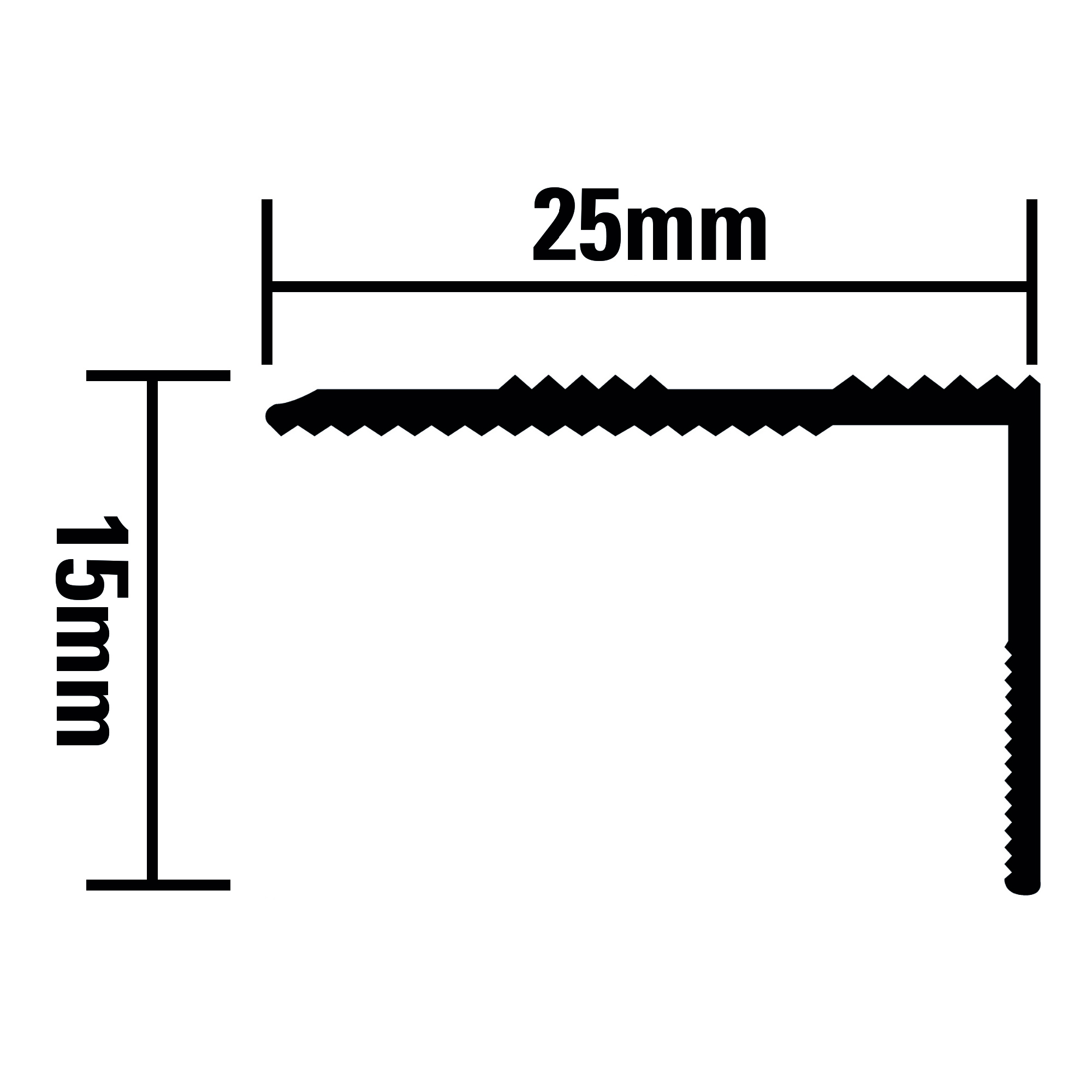 Roberts Self Adhesive Nosing 15mm Silver - Image 4
